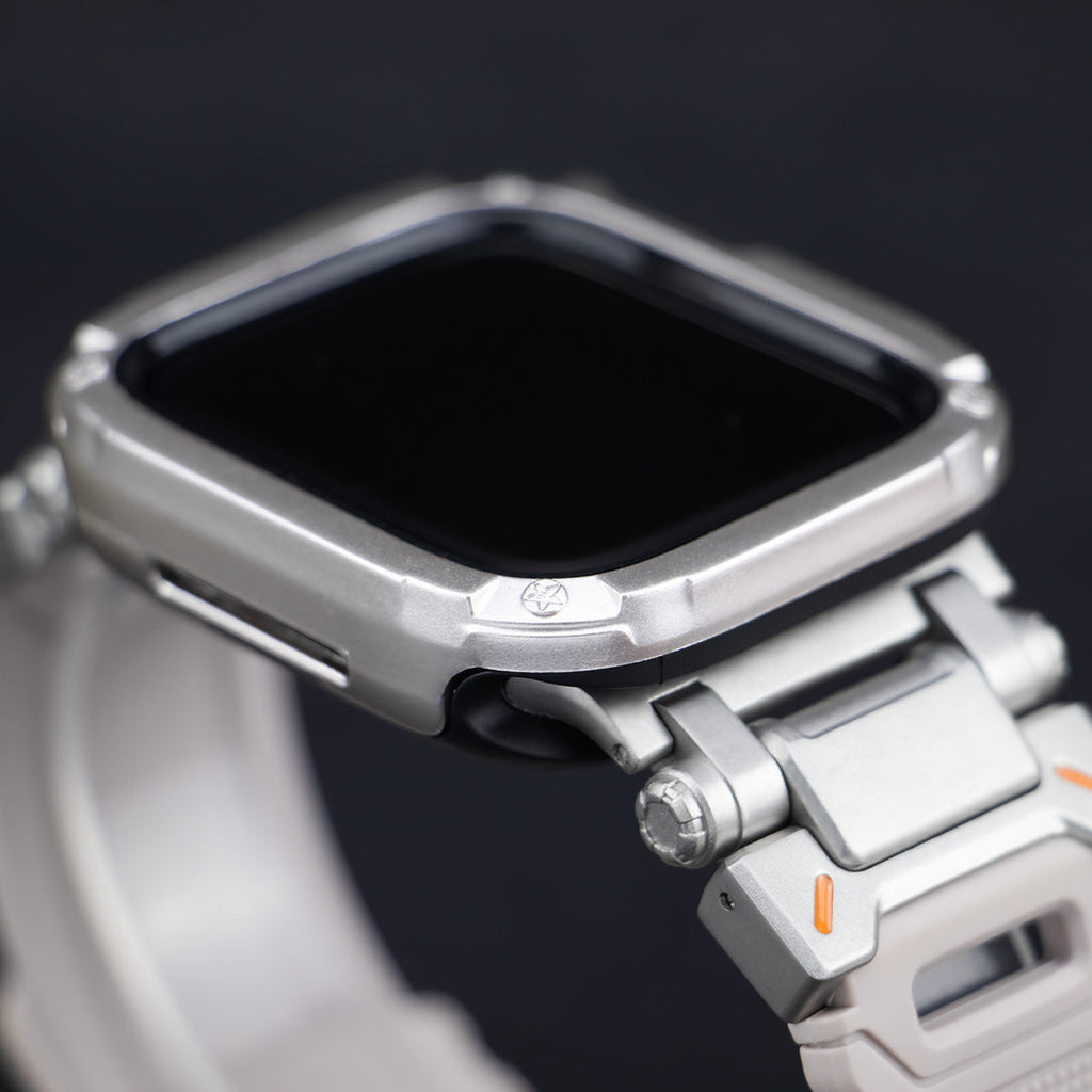 RavenTac Fluoro Gummibånd Med 2-i-1 TPU PC Cover Til Apple Watch