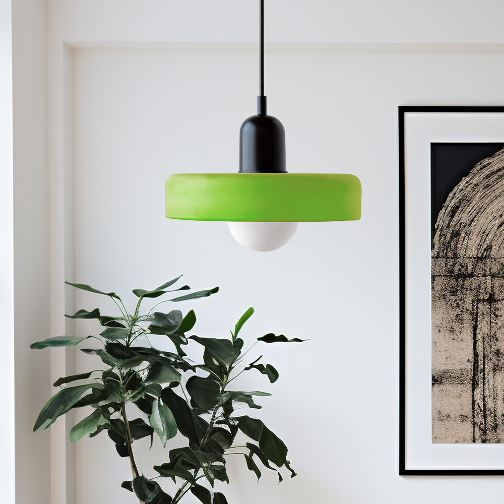 Liora Bauhaus Glas Pendelampe med Højdejustering