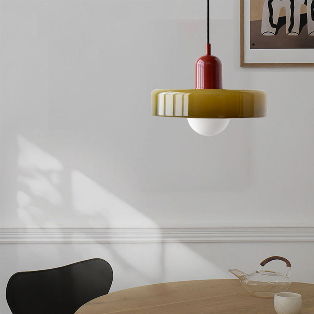 Liora Bauhaus Glas Pendelampe med Højdejustering