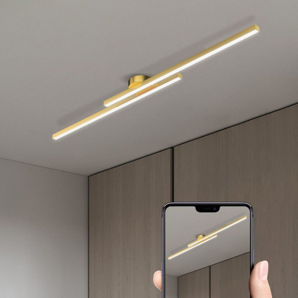 Minimalistisk Aluminium LED Loftlampe Fra LumenVale Til Stuer Design