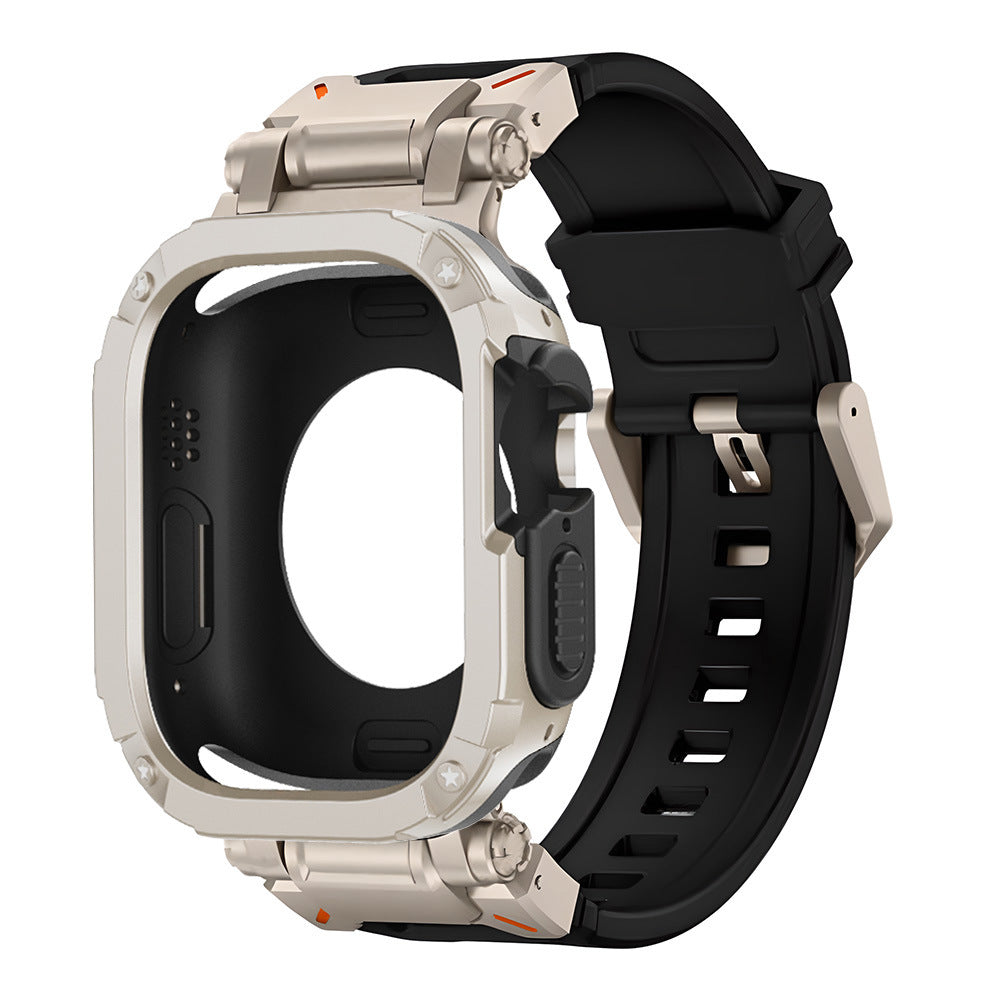 RavenTac Tactical Fluoro Gummibånd og TPU PC 2-i-1 Cover til Apple Watch | Petprovac