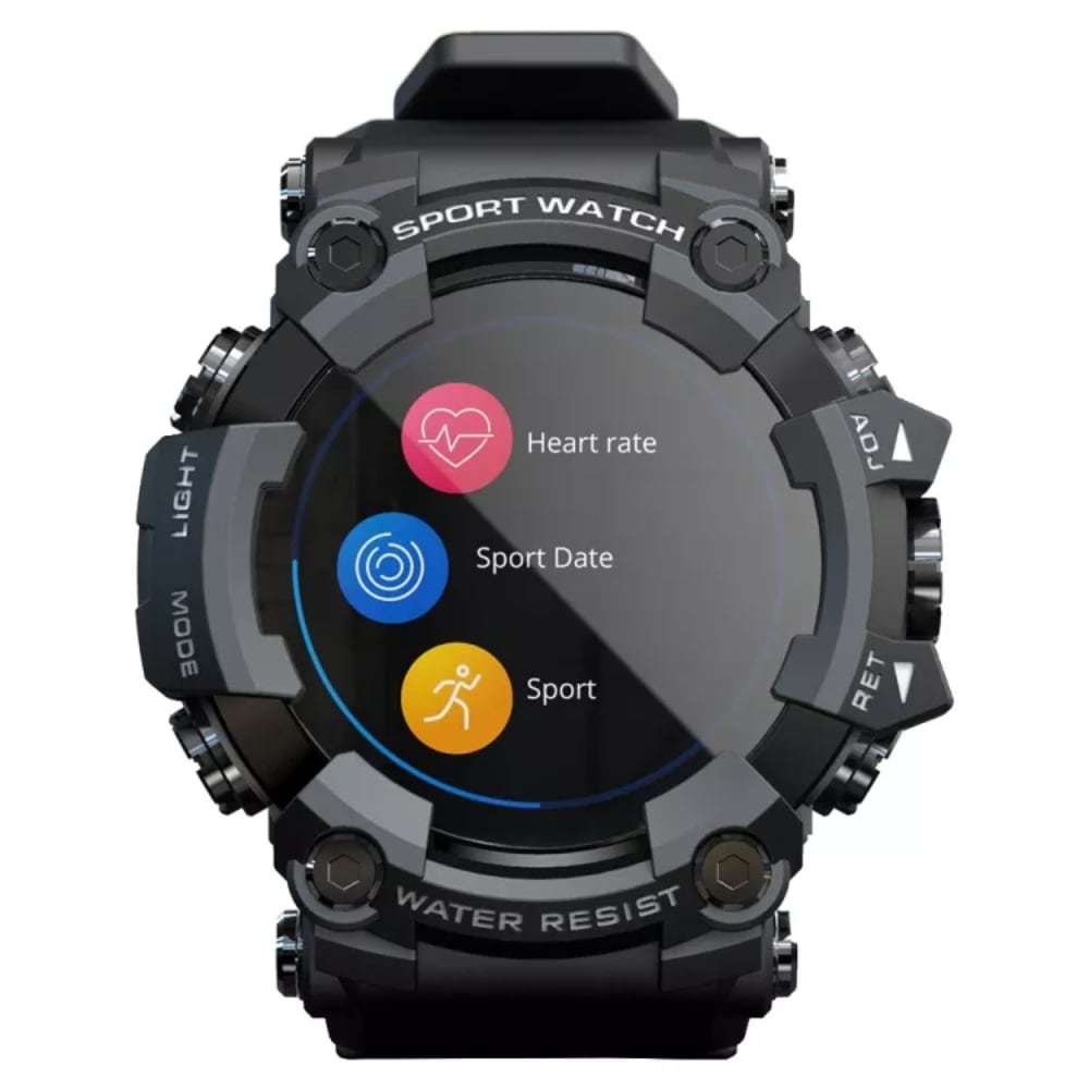 Elfire – Robust Smartwatch med Power Glass & Sportsfunktioner