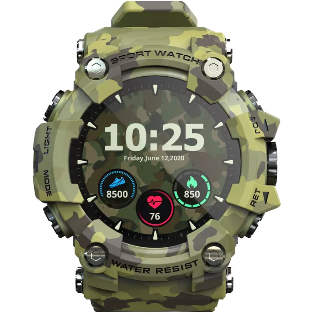 Elfire – Robust Smartwatch med Power Glass & Sportsfunktioner