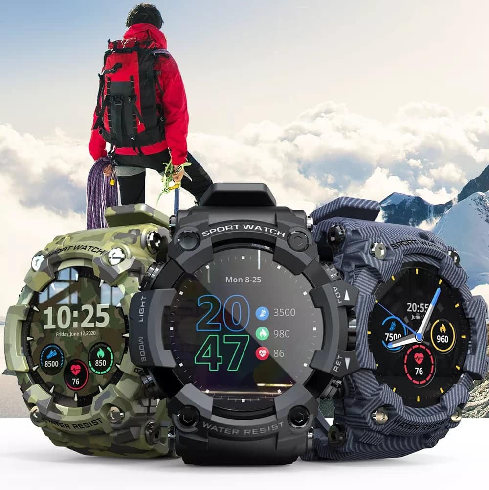 Elfire – Robust Smartwatch med Power Glass & Sportsfunktioner
