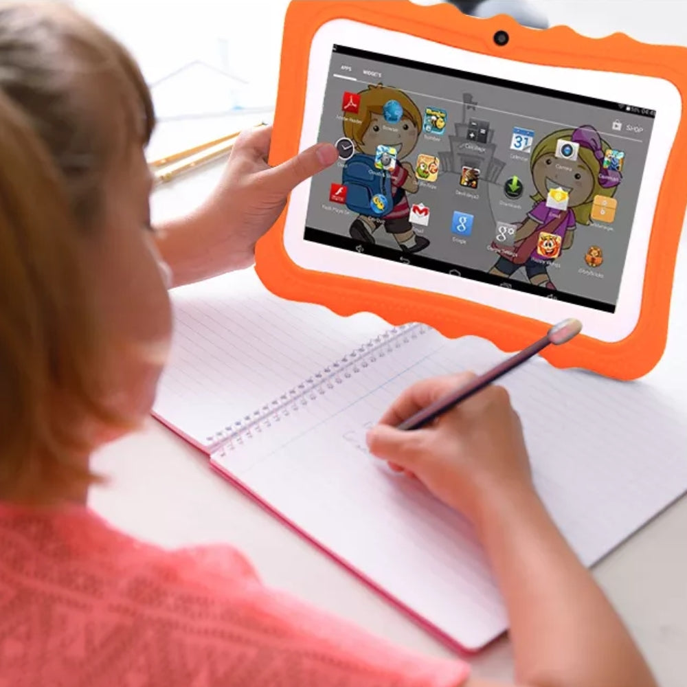 Stødresistent Børne-Tablet SmartKid, 7-tommer med robust cover