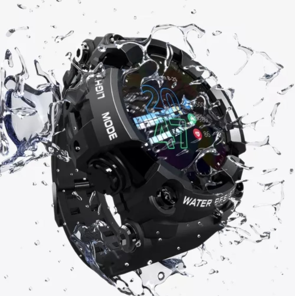 Elfire – Robust Smartwatch med Power Glass & Sportsfunktioner