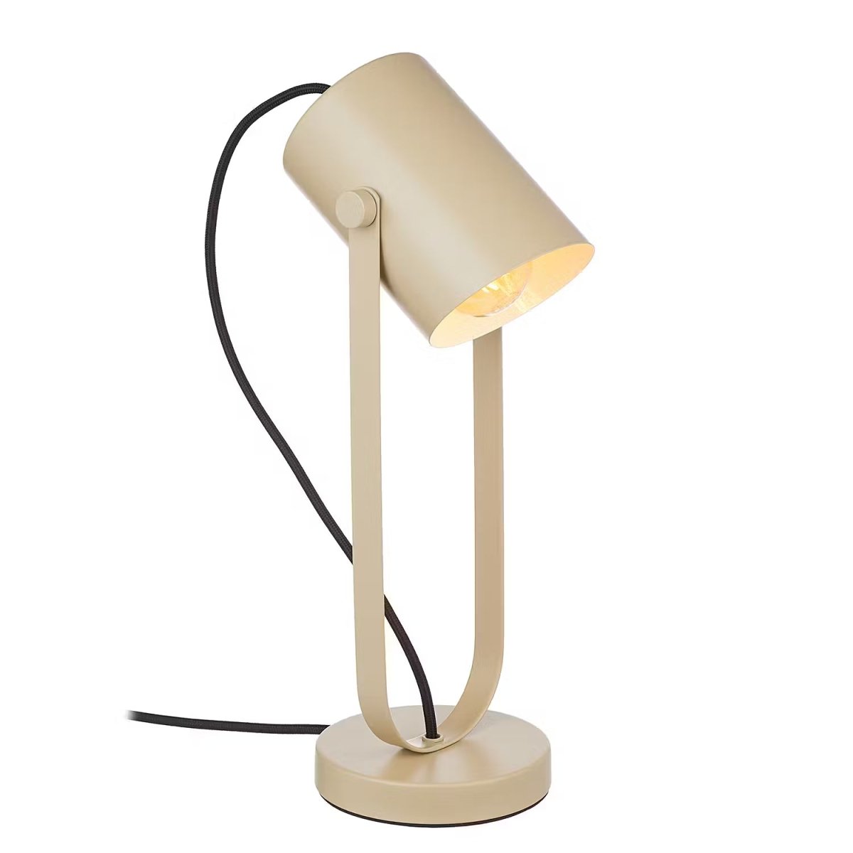 ON STAGE Skrivebordslampe – Justerbar metalbordlampe i spotdesign