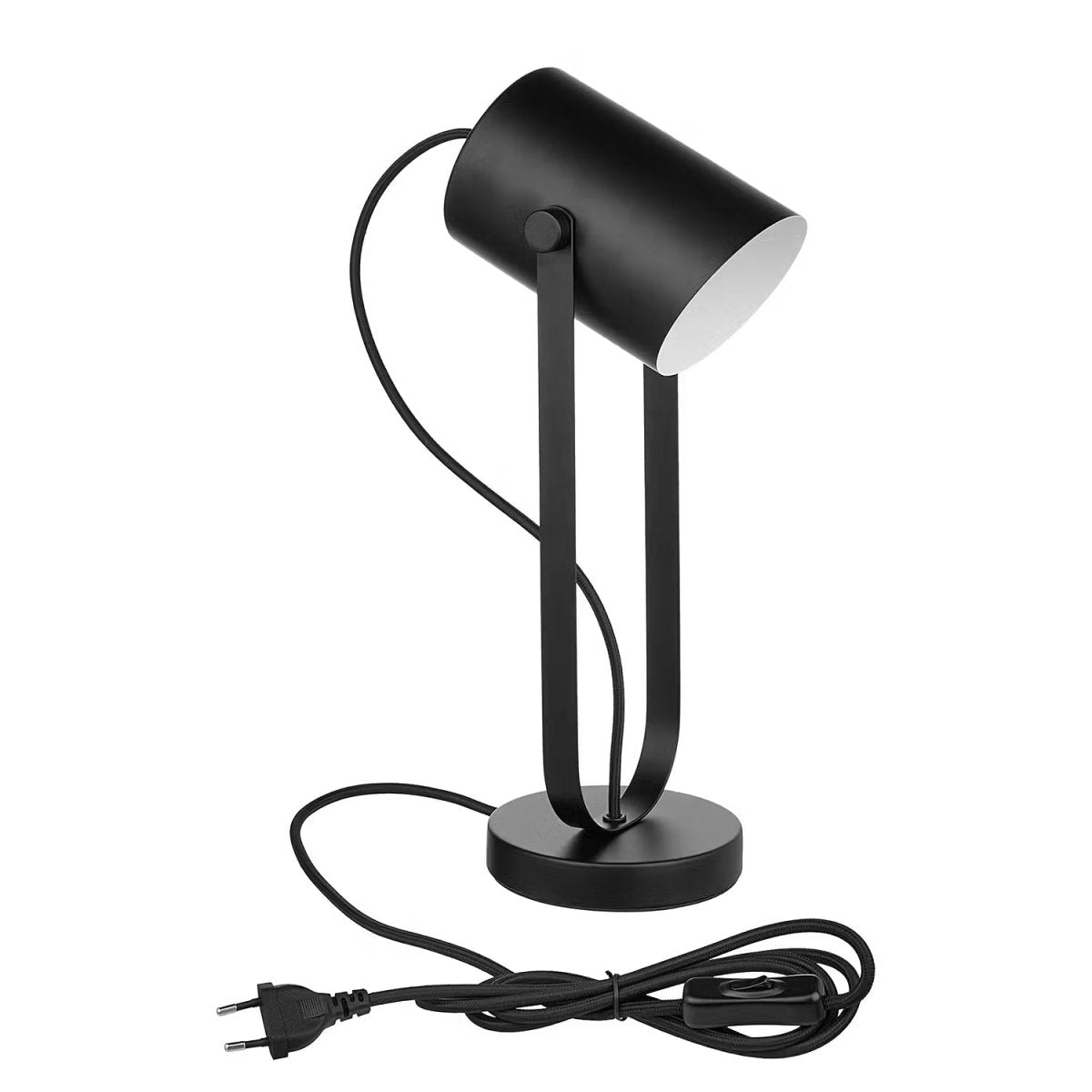 ON STAGE Skrivebordslampe – Justerbar metalbordlampe i spotdesign
