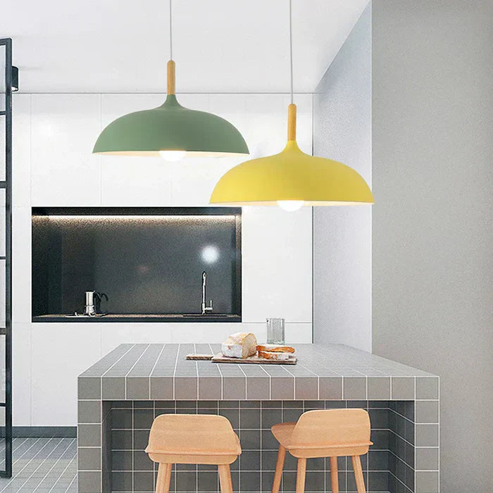 NordOak – LED Loftlampe i egetræ skandinavisk – Moderne & holdbar