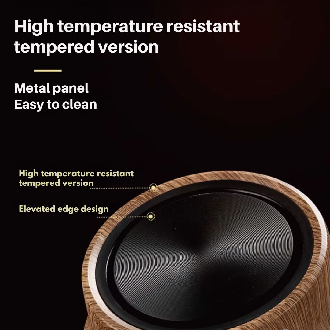 Mini elektrisk kogeplade med temperaturkontrol til kompakt brug