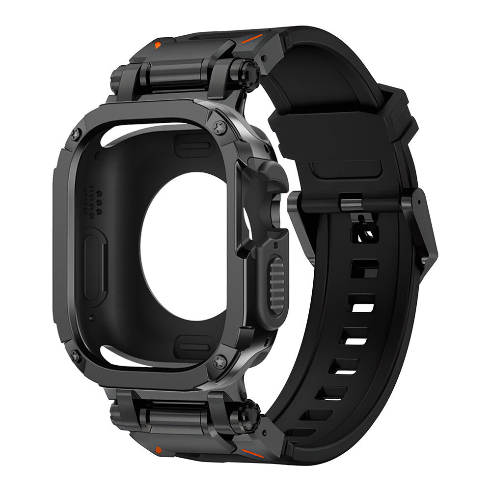 RavenTac Fluoro Gummibånd Med 2-i-1 TPU PC Cover Til Apple Watch