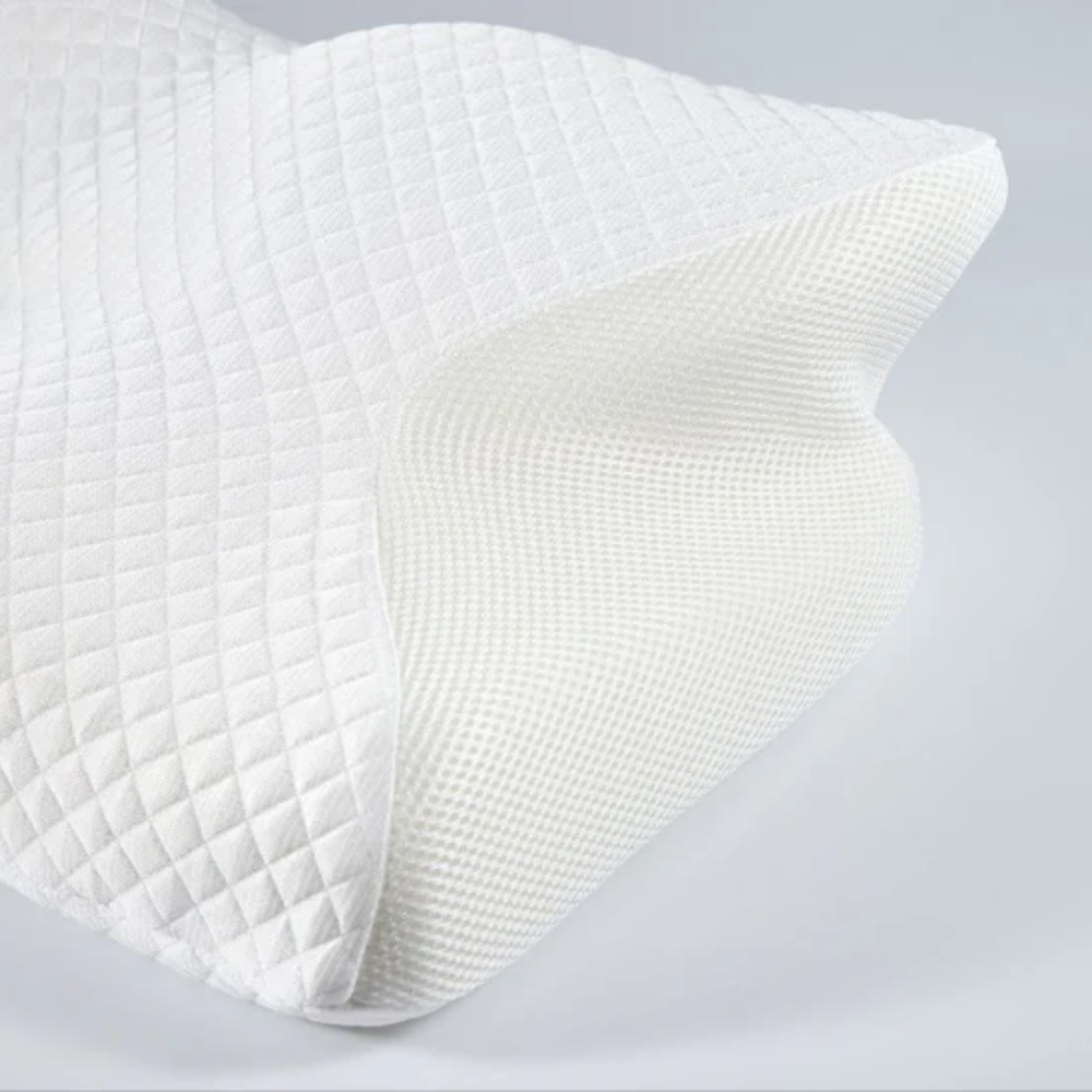 Anti-Snorke Pude | Ergonomisk Nakke- og Hovedstøtte | Hvid