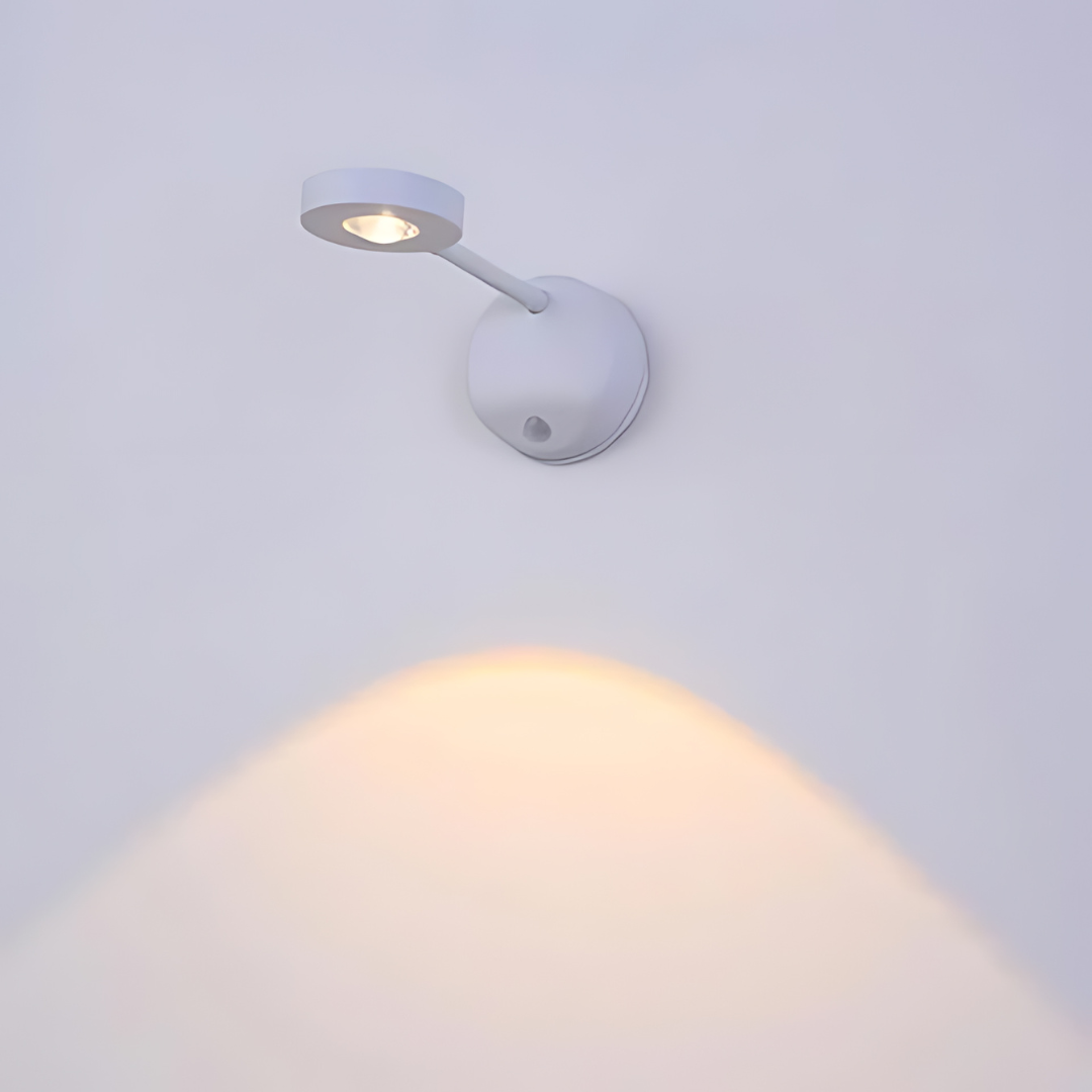 Trådløs LED-Spotlight - 360° roterbar & dæmpbar med bevægelsessensor