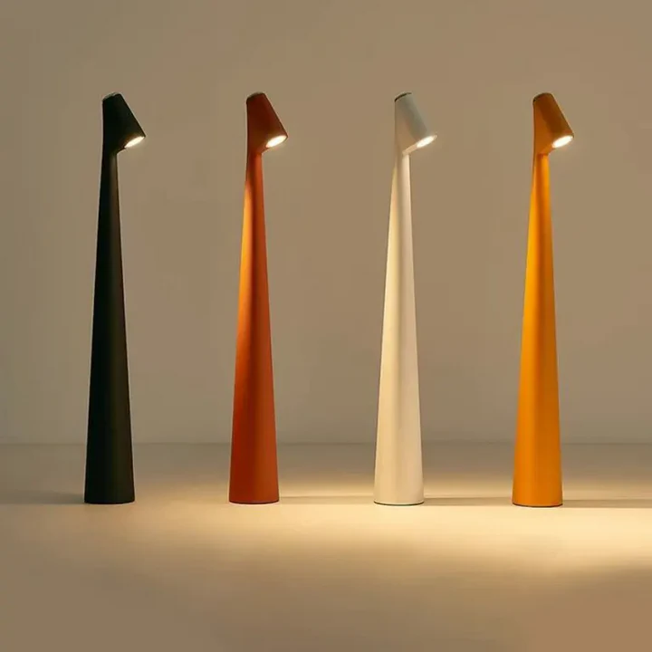 Nordisk minimalistisk design stemningslampe | Trådløs | LED | Læselampe | Middagslampe
