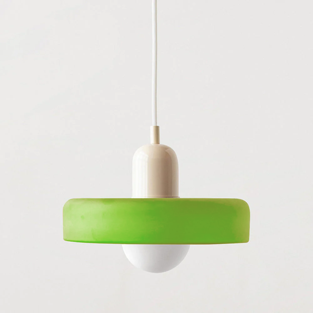 Bauhaus Aurelo Farvet Glas Pendellampe Til Spisestuer