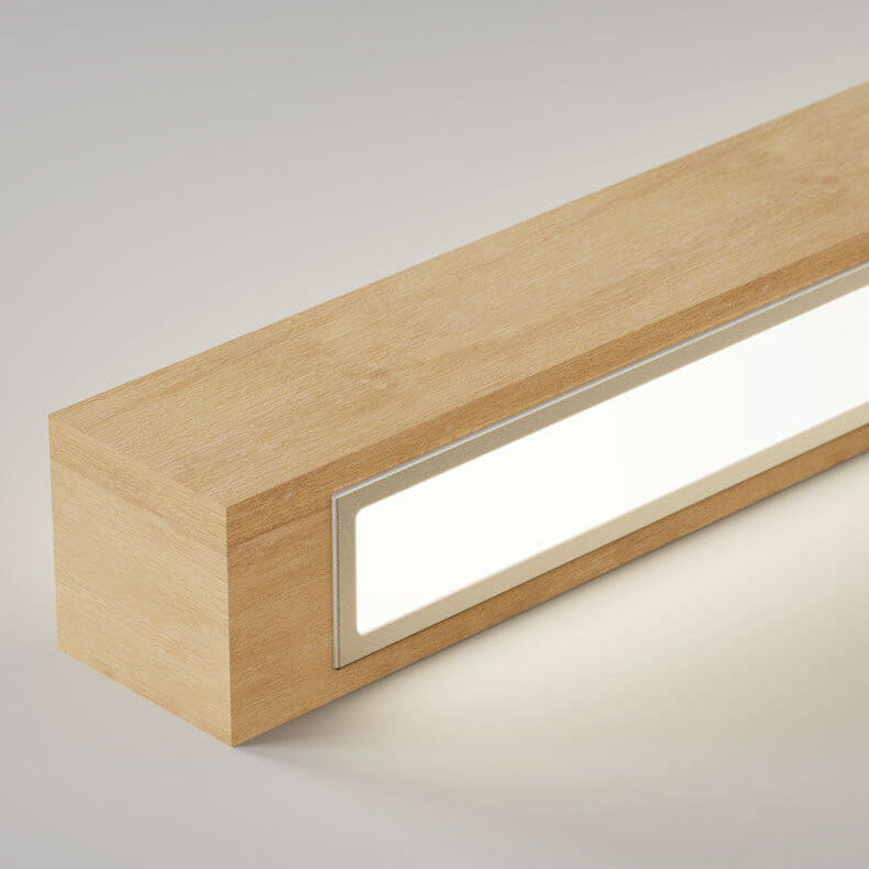 Minimalistisk Trævæg lampe – Atmosfærisk belysning til ethvert rum