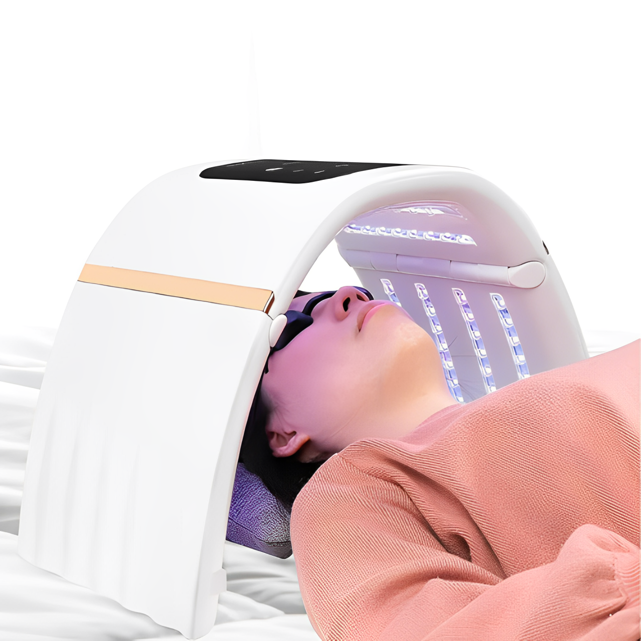 LunaGlow Multicolor LED Rejuvenating Photon Facial Device