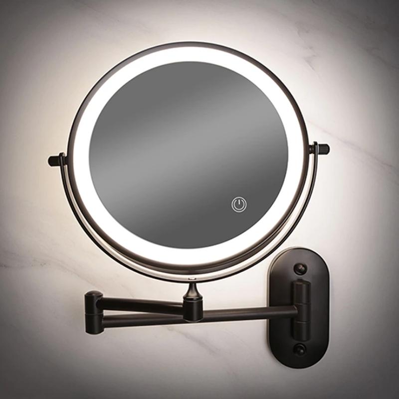 OnyxFlex Makeup Spejl med Genopladeligt LED Forstørrelse
