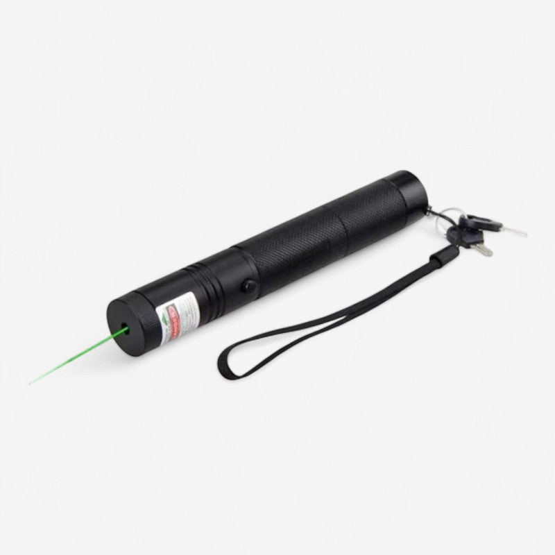 NeonPoint – Genopladelig USB Laserpointer Aktiveret med Nøgle