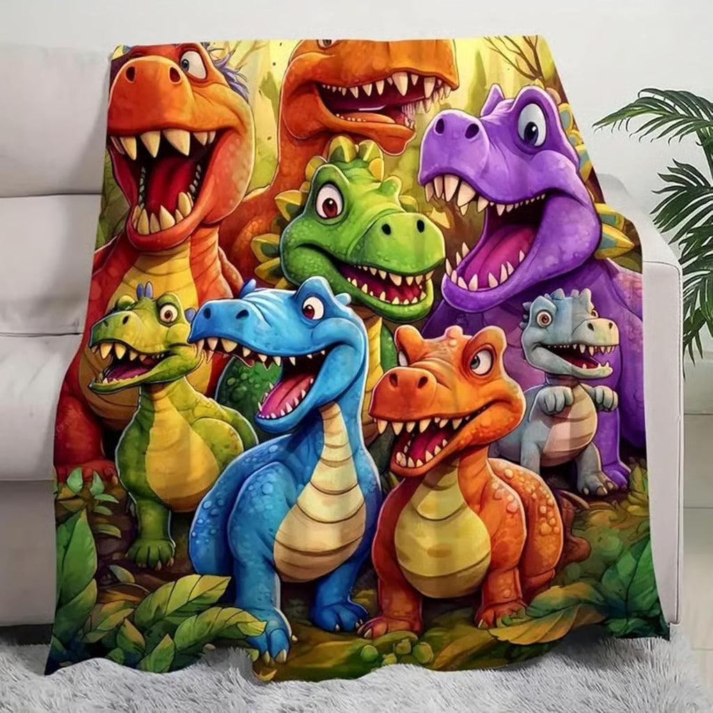 DinoBlanket™ – Hyggelig Dinosaur tæppe