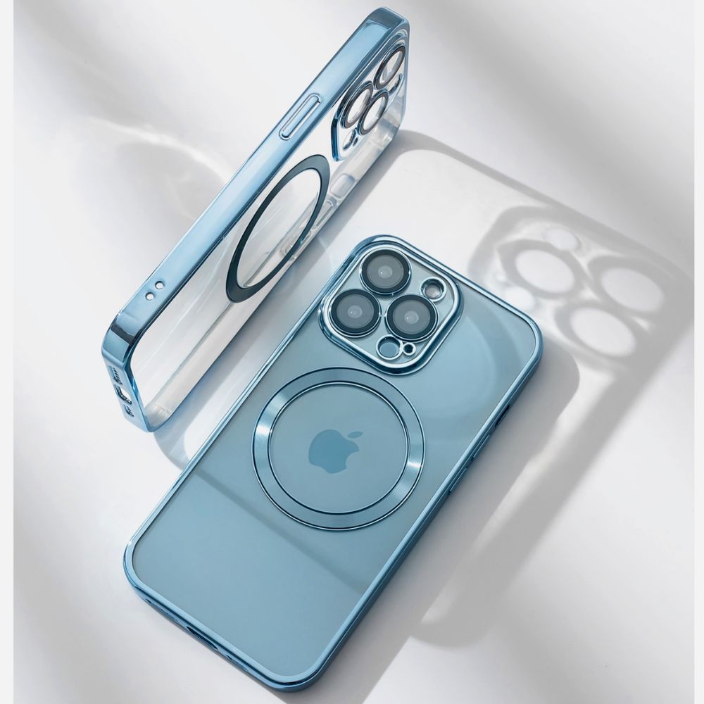 Gennemsigtigt iPhone-cover til trådløs opladning