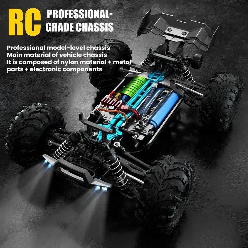 StormRift 1:16 Skala RC Truck 4WD Off-Road Med LED Fjernbetjening