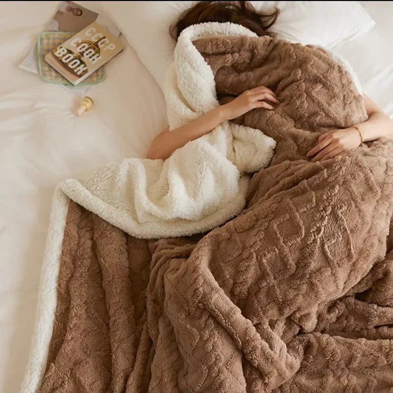 Vintertæppe Ekstra Blødt | Hygge Tæppe Til Sofa Og Seng