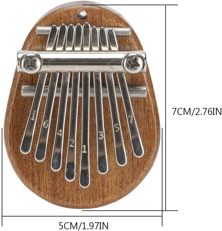 Mini Kalimba – Praktiske Daumenklange