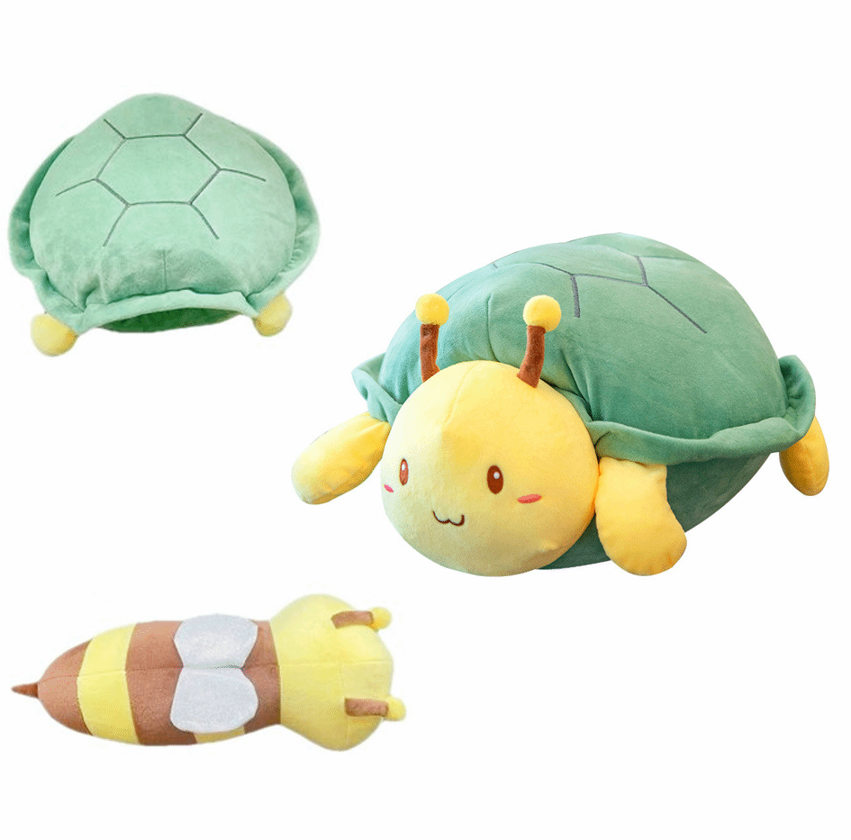 Bærbart Plush Pude - CozyTurtle