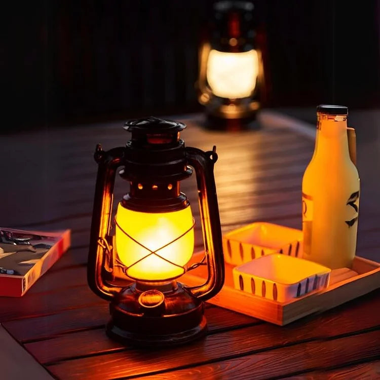 FlameGlow - Opladbare Camping LED Lanterne