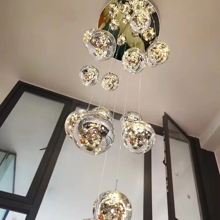 LuminaOrb Glas Globus Trappekrone Ambient Glow