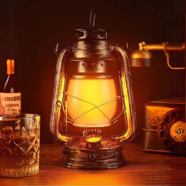 FlameGlow - Opladbare Camping LED Lanterne