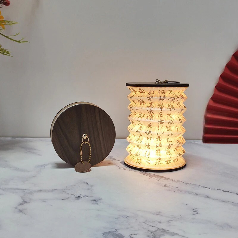 Sammenklappelig Bordlampe - Touch Dæmpbar LED
