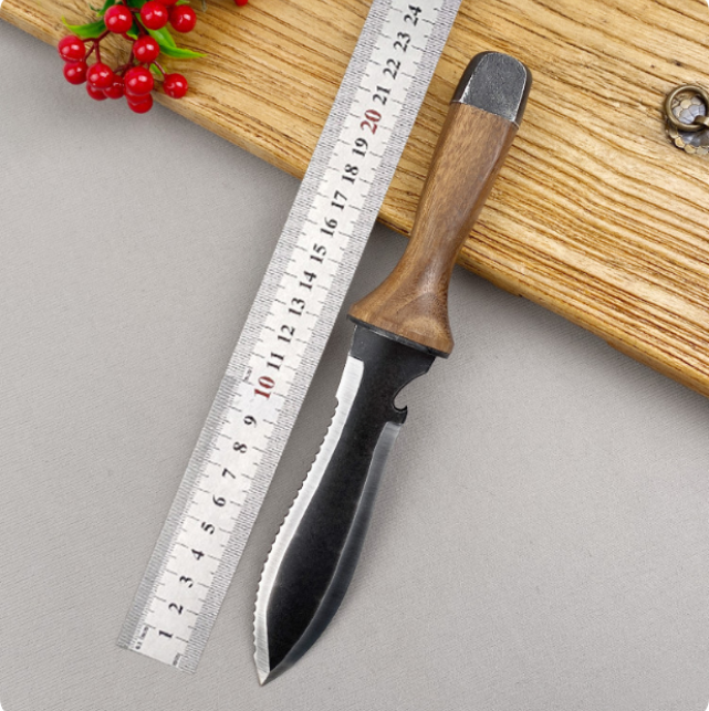 TrailForge Pro Grip Udendørs Overlevelseskniv Med Ergonomisk Håndtag Og Holdbar Klinge | Petprovac
