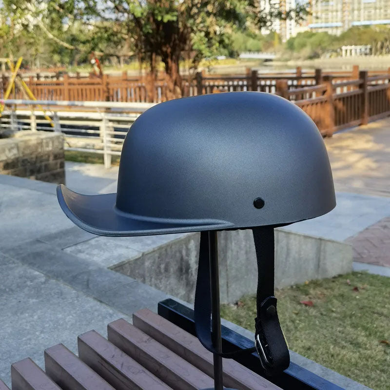 RoverGuard Baseball Cap Motorcykel DOT Hjelm Med Komfortabel Pasform