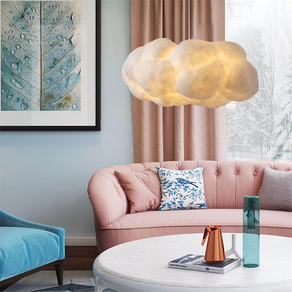 DreamGlow – Skyformet Pendellampe for Blødt Diffust Lys