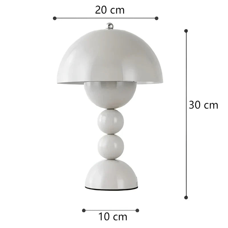 LED bordlampe med variabel lysstyrke i skandinavisk design