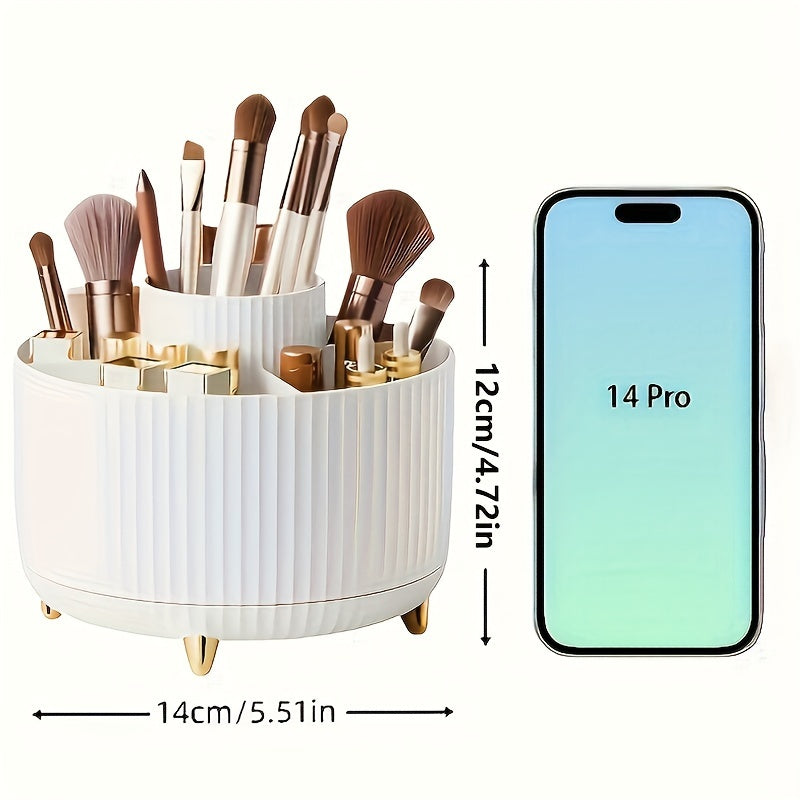 360° roterbar organizer - kompakt og stilfuld til kosmetik