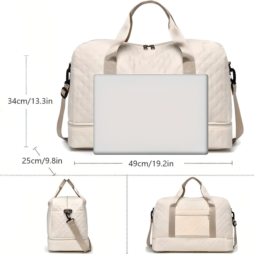 Voyager Weekender Duffle Bag Med Vandtætte Lommer