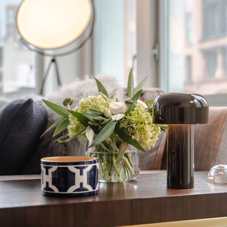 Bolendo HaloGleam | Svampe Genopladelig Bordlampe