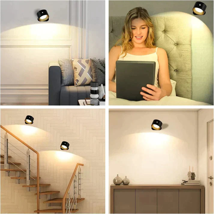 Lumini LED Lampe | Genopladelig trådløs væglampe
