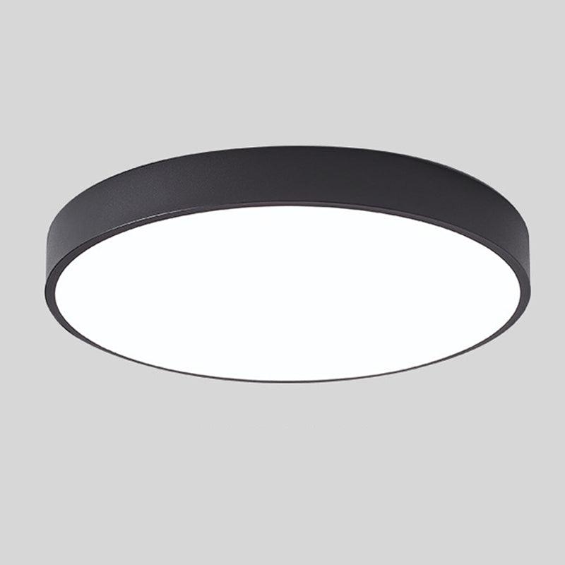 Aelora | Nordisk Træ Cirkulær Loftlampe med Varm Glød