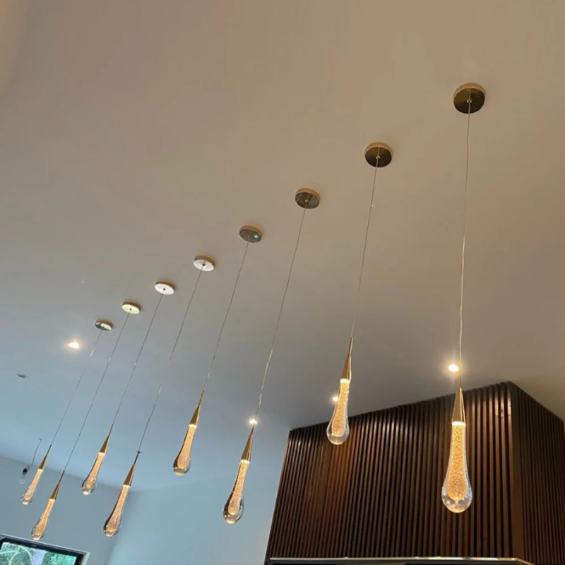 Suspension LED dæmpbar lampe i glas