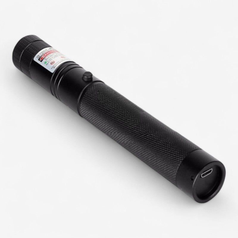 NeonPoint – Genopladelig USB Laserpointer Aktiveret med Nøgle