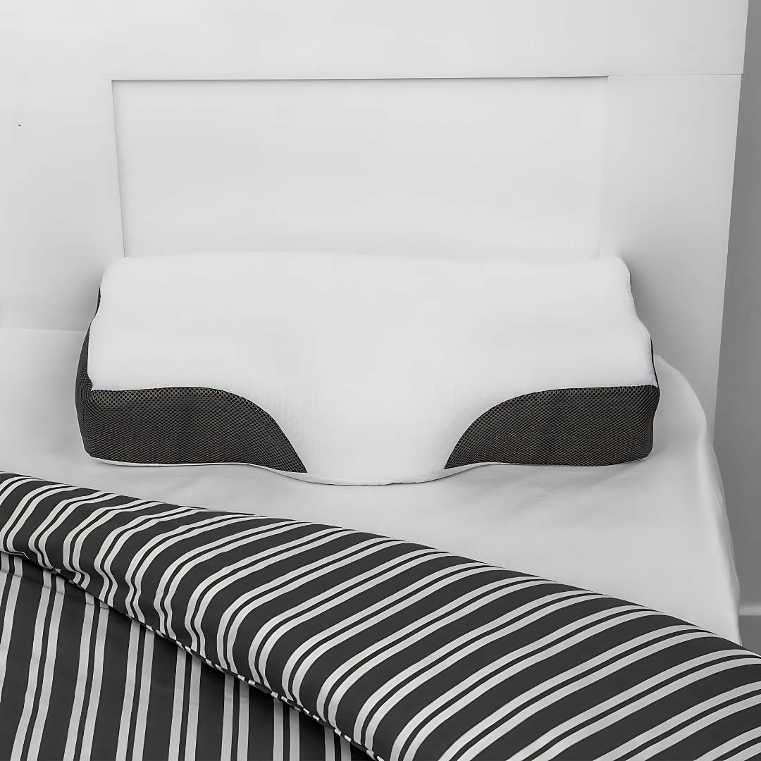 NexaRest Kontureret Memory Foam Nakke pude til Komfortabel Søvn Støtte