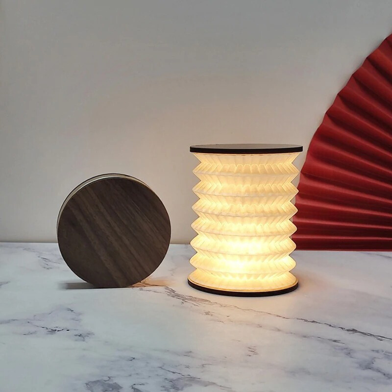 Sammenklappelig Bordlampe - Touch Dæmpbar LED