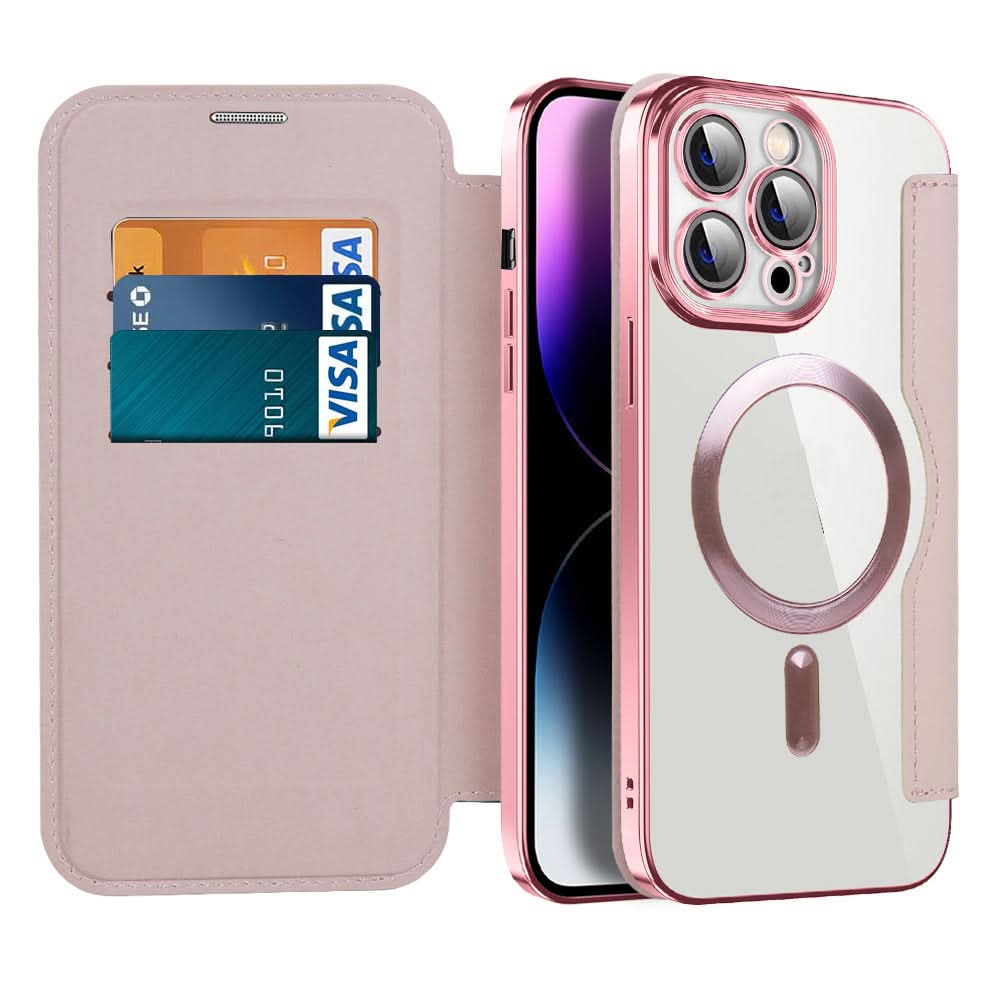 Magnetisk Læder Flip Etui iPhone 11–14 Serie