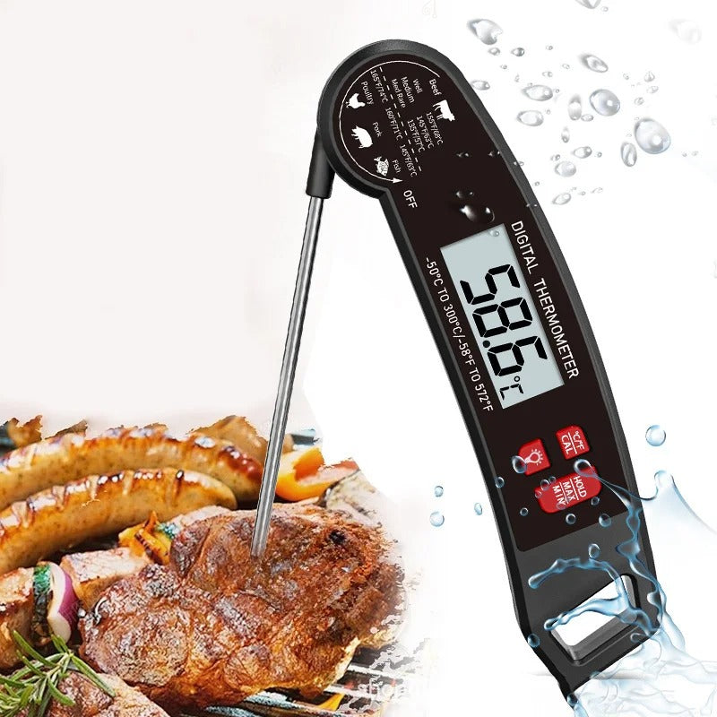 Digital madtermometer med baggrundsbelyst LCD