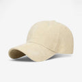 Baseball cap i fløjl med justerbar rem