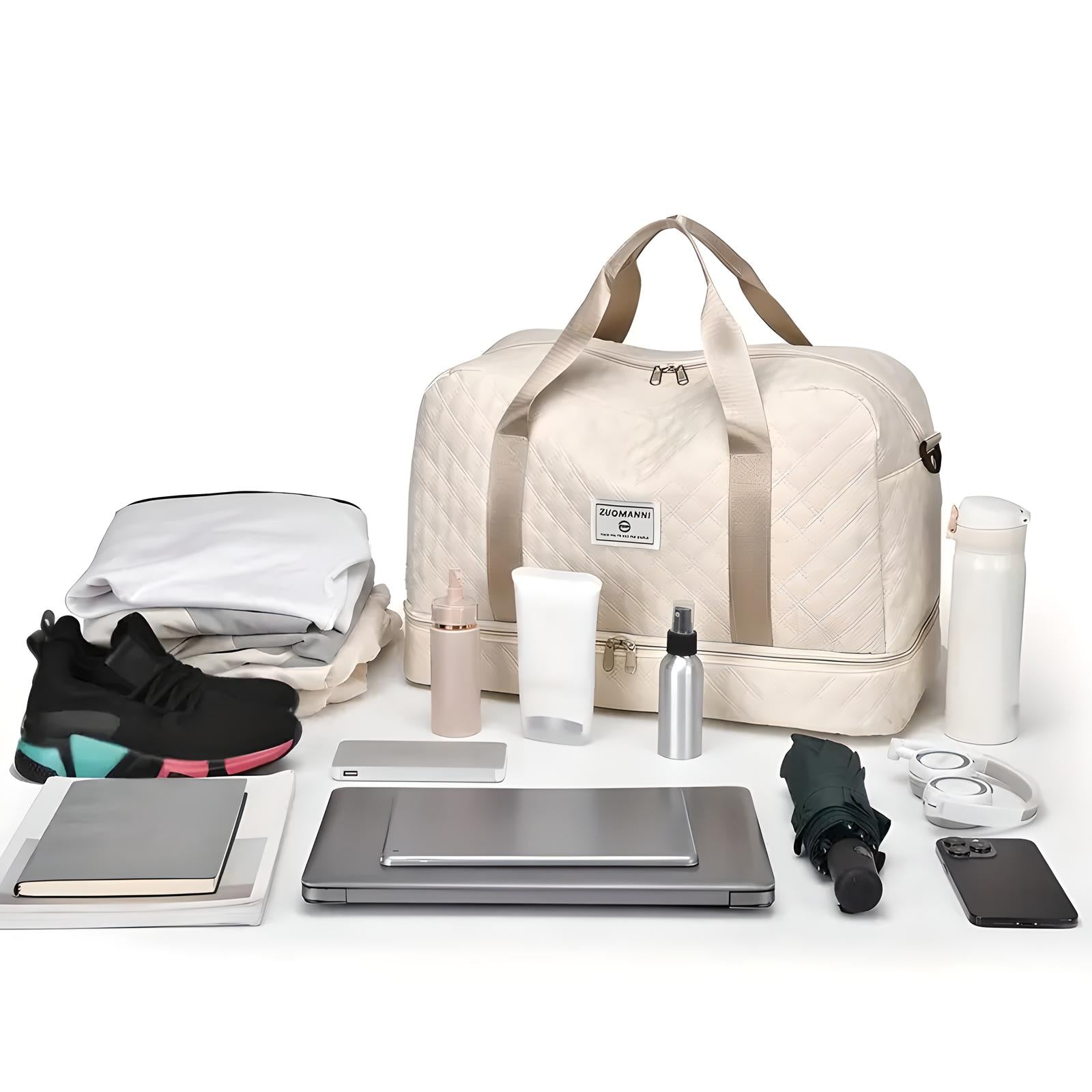 Voyager Weekender Duffle Bag Med Vandtætte Lommer